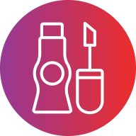 Blush and highlighter